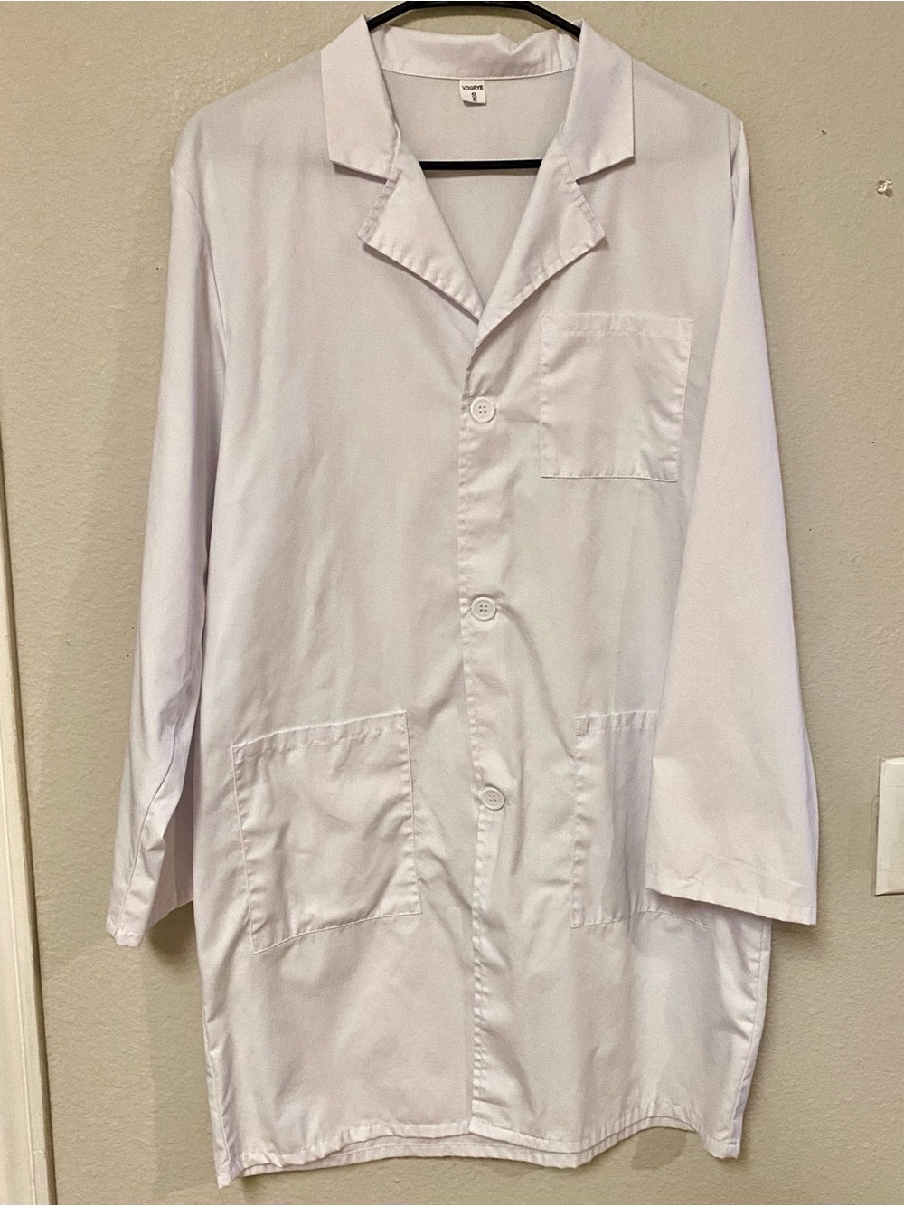 White Lab Coat Jacket - Size Small